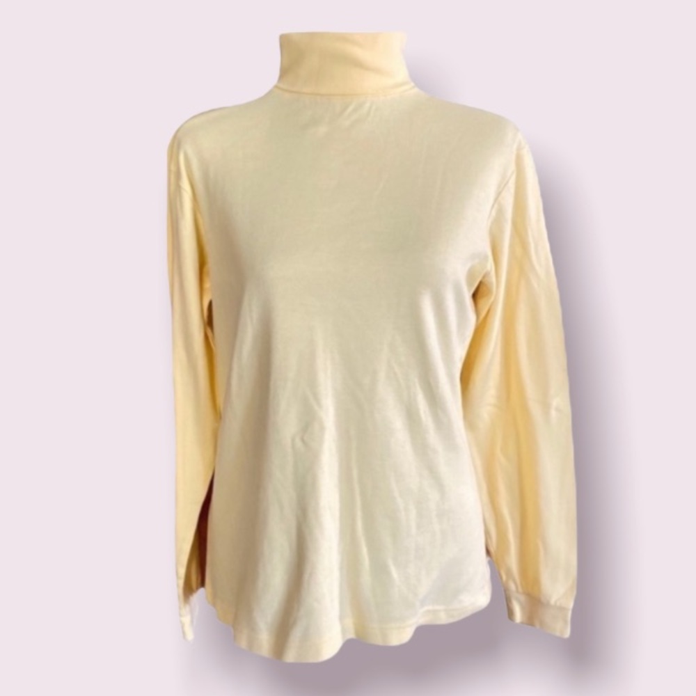 Norsport Yellow Long Sleeve Turtleneck Tee